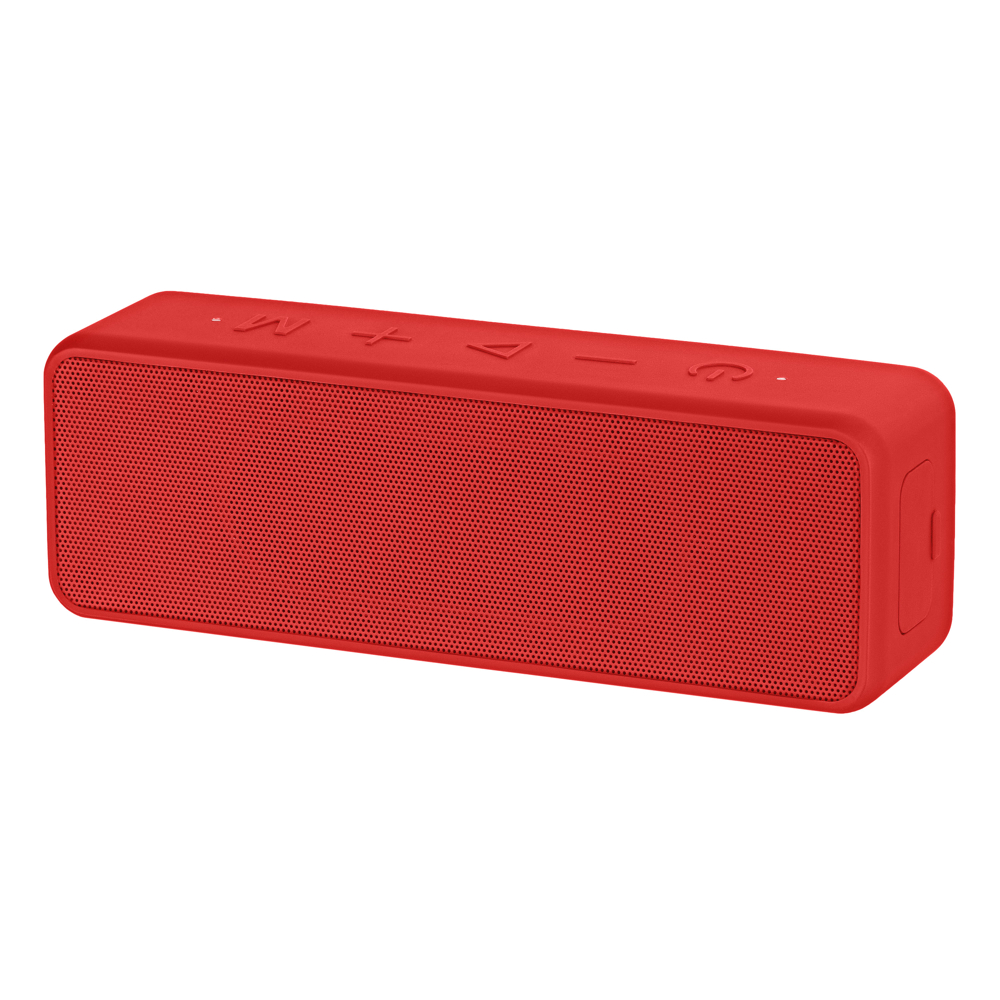 პორტატული დინამიკი 2E SOUNDXBLOCK TWS MP3 WIRELESS WATERPROOF Red 2E-BSSXBWRD