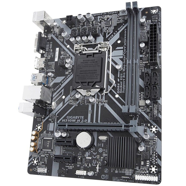 დედა დაფა GIGABYTE H310M_H_2.0 s1151 H310 2xDDR4 HDMI-VGA mATX motherboard