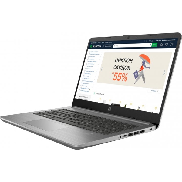 ნოუთბუქი Laptop HP 340S G7 14'' i5 16Gb SSD 512Gb 2D220EA Asteroid Silver