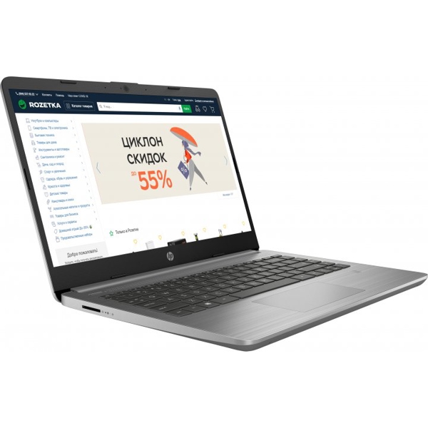 ნოუთბუქი Laptop HP 340S G7 14'' i5 16Gb SSD 512Gb 2D220EA Asteroid Silver