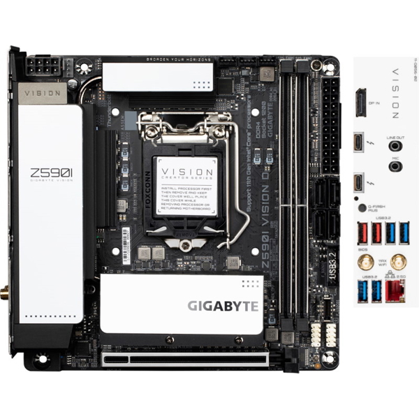 დედა დაფა GIGABYTE Z590I VISION D Z590I VISION D motherboard