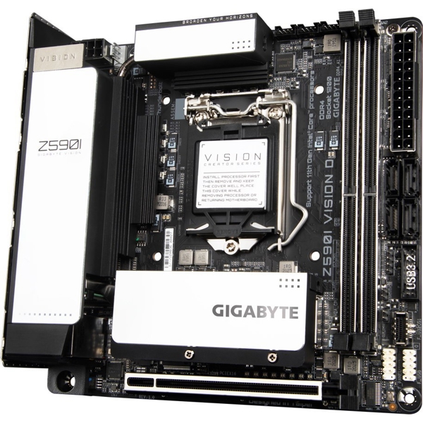 დედა დაფა GIGABYTE Z590I VISION D Z590I VISION D motherboard