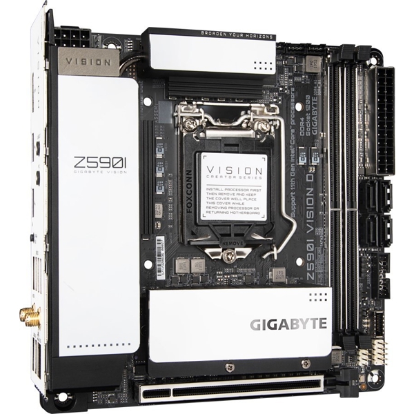 დედა დაფა GIGABYTE Z590I VISION D Z590I VISION D motherboard