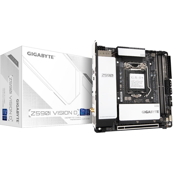 დედა დაფა GIGABYTE Z590I VISION D Z590I VISION D motherboard