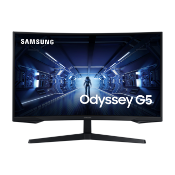 მონიტორი Samsung C32G54TQWI 32" Odyssey G5 Curved Gaming Monitor, 144 Hz HDMI, DisplayPort Black