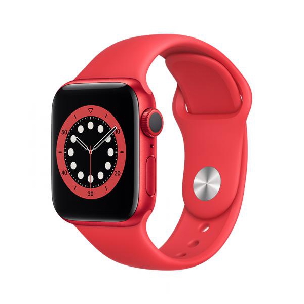 სმარტ საათი Apple Watch Series 6 GPS 40mm PRODUCT(RED) Aluminium Case with Red Sport Band