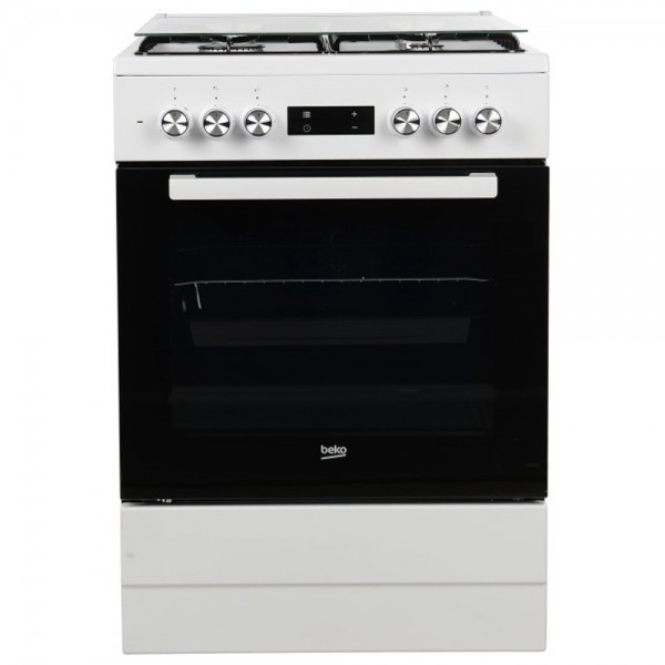 BEKO FSM 62320 GW Superia, 4 Gas, Oven, White