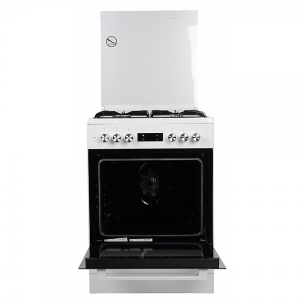 BEKO FSM 62320 GW Superia, 4 Gas, Oven, White