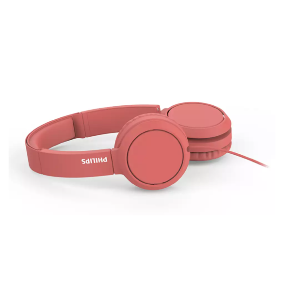 ყურსასმენი Philips TAH4105RD/00 On-ear headphones Pink