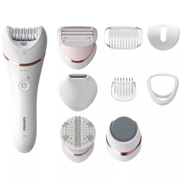 Philips BRE740/10 Epilator Wet-Dry, 5.4W White