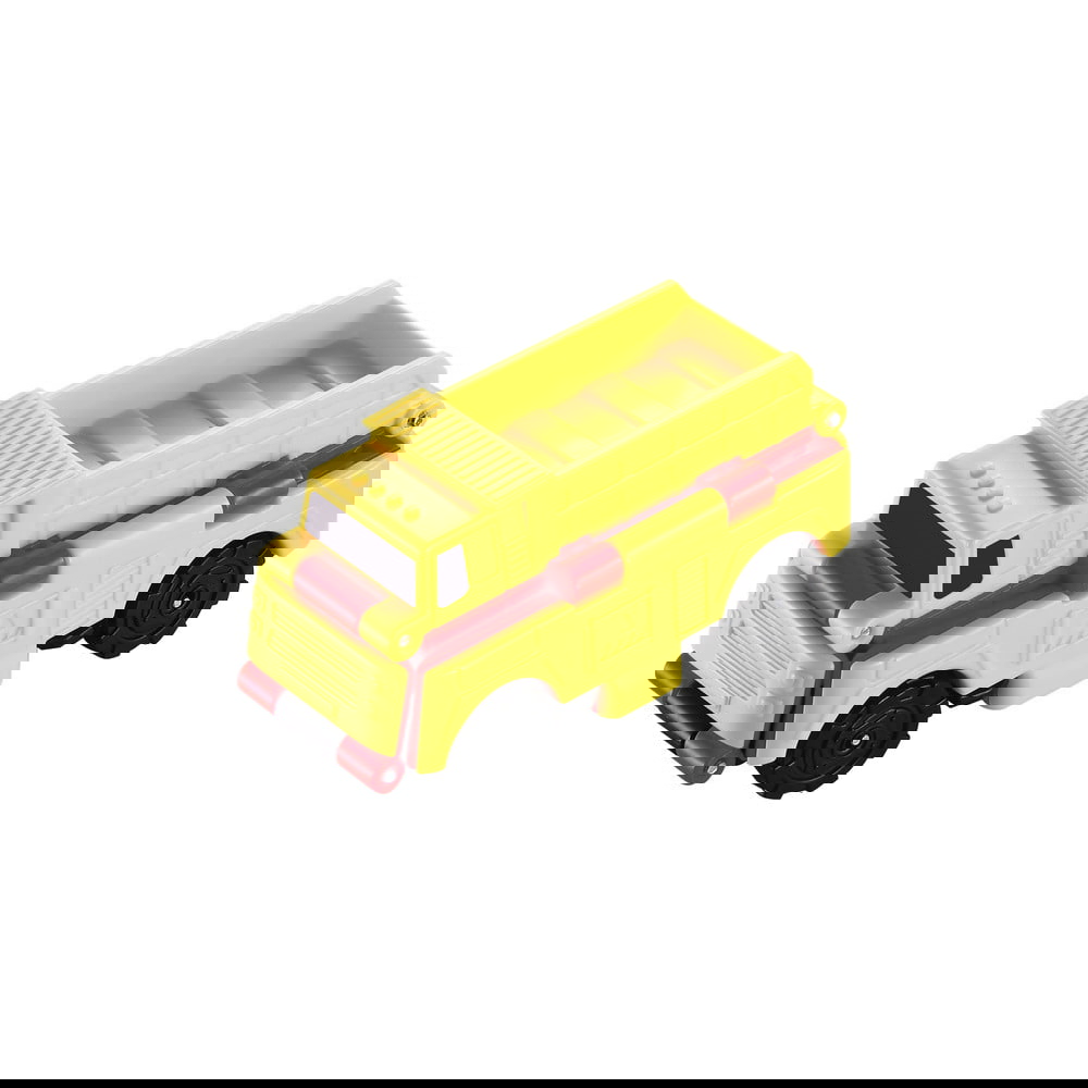 სათამაშო მანქანა TransRacers EU463875-07 Dump Truck & Fire Engine