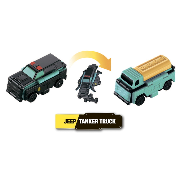 TransRacers EU463875-08 Jeep & Tanker Truck