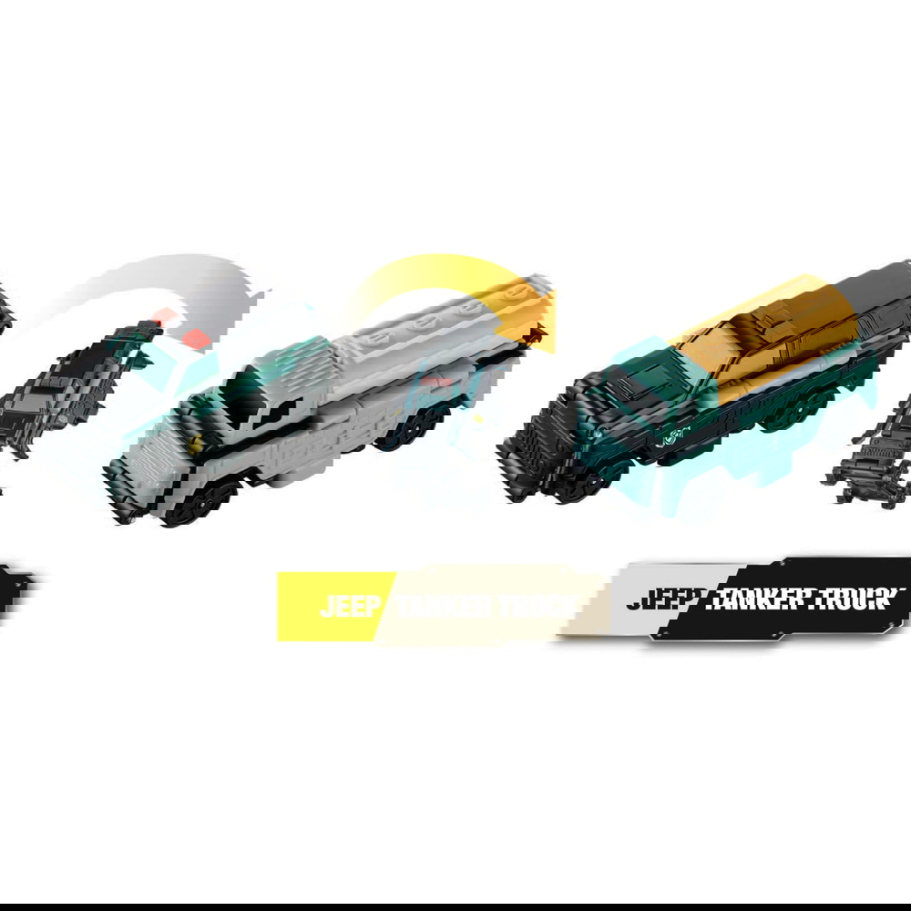 სათამაშო მანქანა TransRacers EU463875-08 Jeep & Tanker Truck