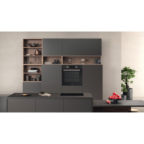 ჩასაშენებელი ღუმელი Hotpoint-Ariston FA5 841 JH BL HA 71L, А Black