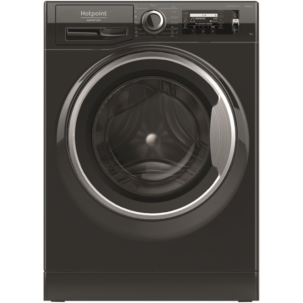 სარეცხი მანქანა Hotpoint-Ariston NLCD 945 BS A EU N Free-Standing 9 kg 1400 Rpm, A+++ Black