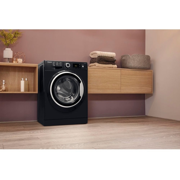 სარეცხი მანქანა Hotpoint-Ariston NLCD 945 BS A EU N Free-Standing 9 kg 1400 Rpm, A+++ Black