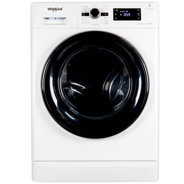 სარეხცი მანქანა Whirlpool FWDG86148B EU Wash and Drying 8 kg A White