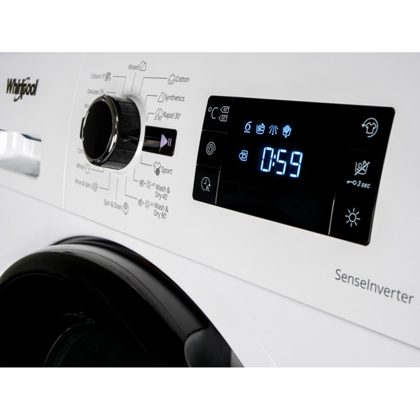 სარეხცი მანქანა Whirlpool FWDG86148B EU Wash and Drying 8 kg A White