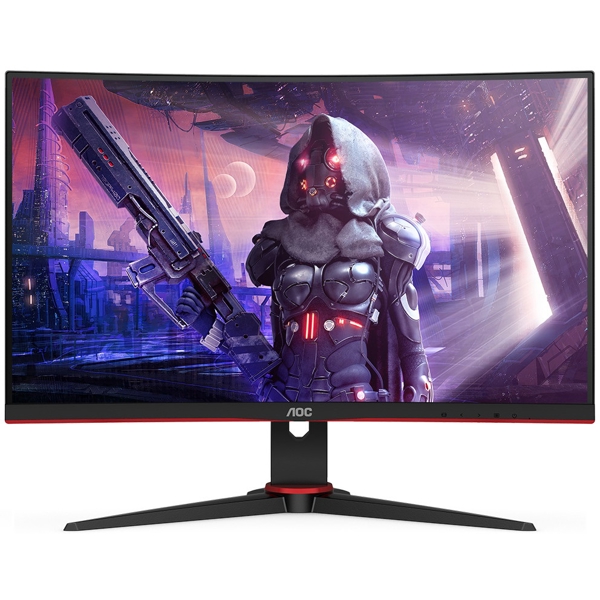 მონიტორი AOC C27G2AE/BK 27" LCD Gaming Curved, 165Hz VA, VGA, HDMI, DP Black