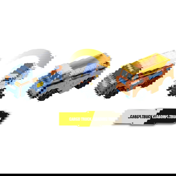 სათამაშო მანქანა TransRacers EU463875-12 Cargo Truck & Loading Truck