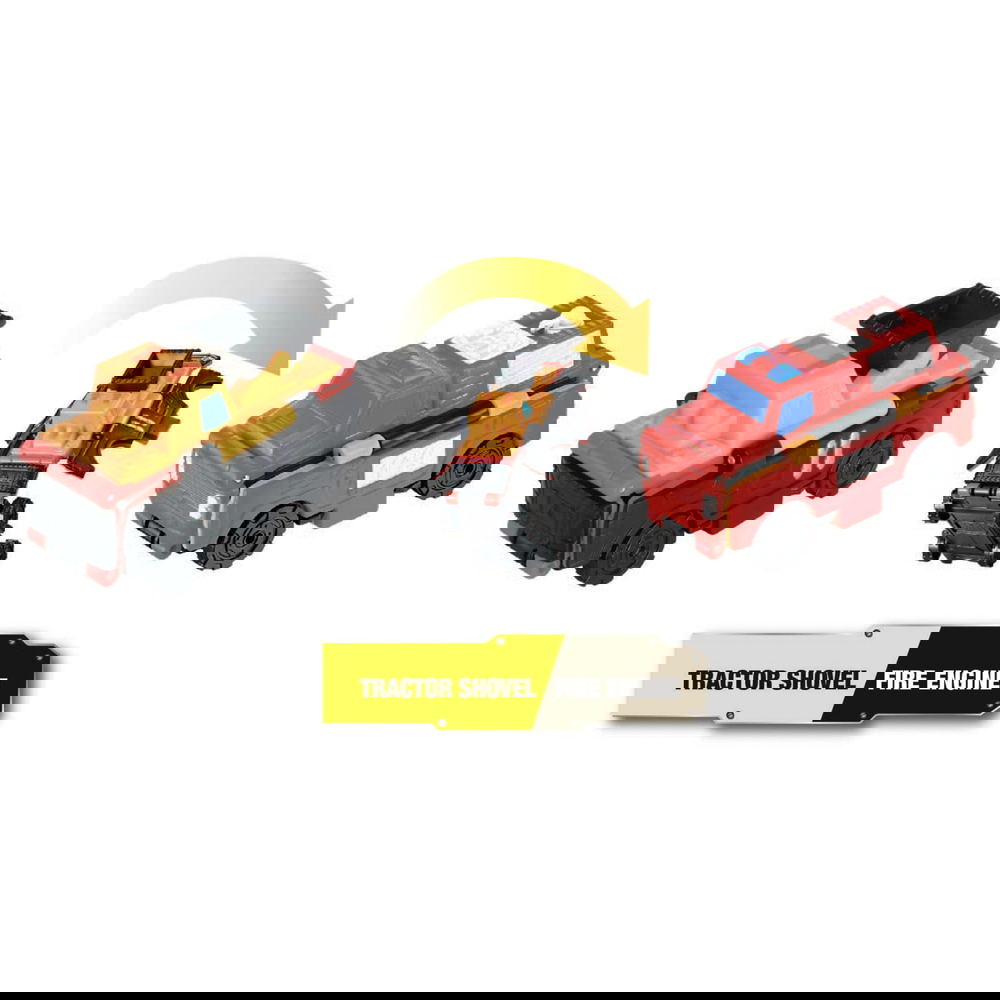 სათამაშო მანქანა TransRacers EU463875-13 Sprinkler Truck & Off-road Pickup