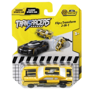 TransRacers EU463875B-04 2-in-1 Flip Vehicle - Sports Car