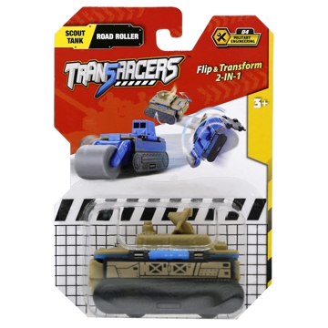 TransRacers EU463875C-04 2-in-1 Flip Vehicle - Excavator - Artillery vehicles