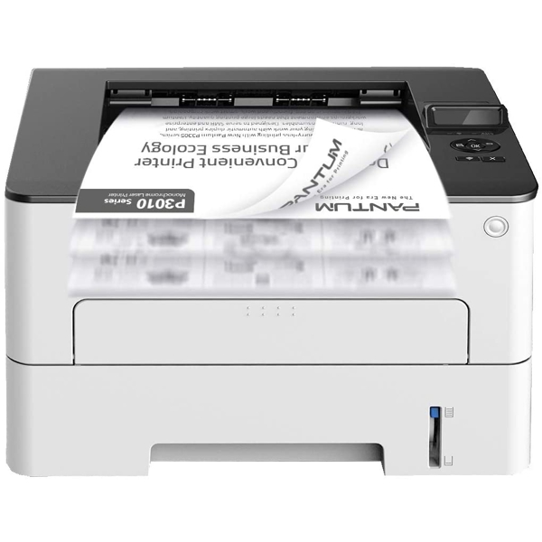 პრინტერი Pantum P3010DW Wireless Laser А4 Printer USB, LAN, Wi-Fi Gray