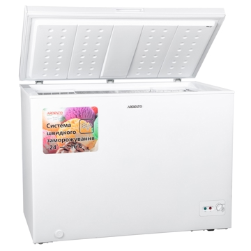 საყინულე ARDESTO HA Chest freezer FRM-300MCH, 290L,  A+, ST, Mechanical control, White