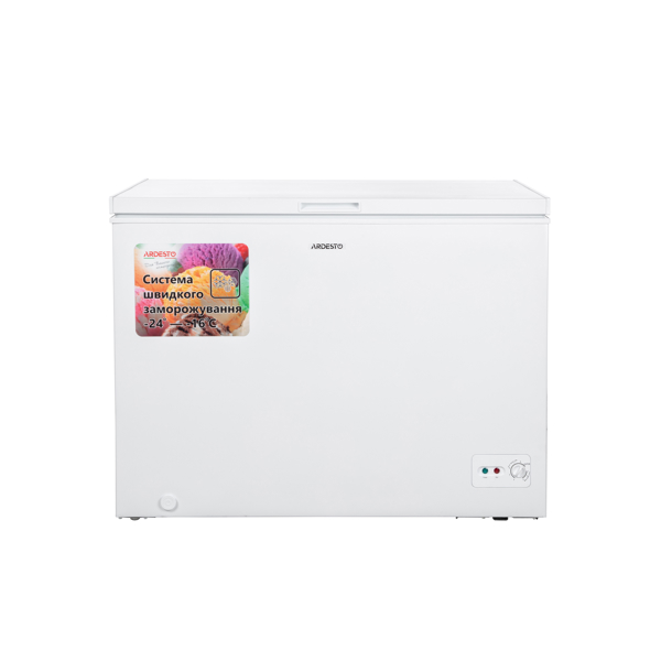 საყინულე ARDESTO HA Chest freezer FRM-300MCH, 290L,  A+, ST, Mechanical control, White