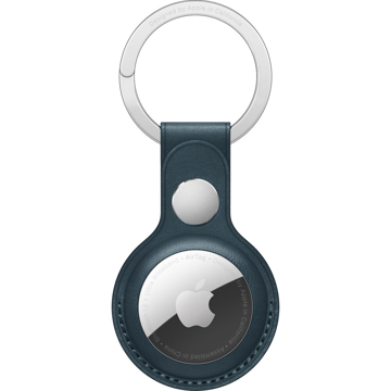 აირთაგის ქეისი Apple AirTag Leather Key Ring Baltic Blue (AirTag NOT Included)