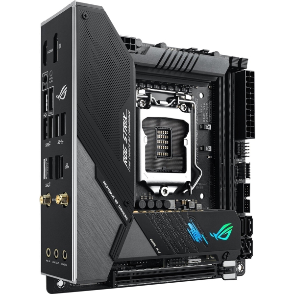 დედა დაფა ASUS STRIX_Z490-I_GAMING s1200 Z490 2xDDR4 M.2 HDMI-DP Wi-Fi BT mITX