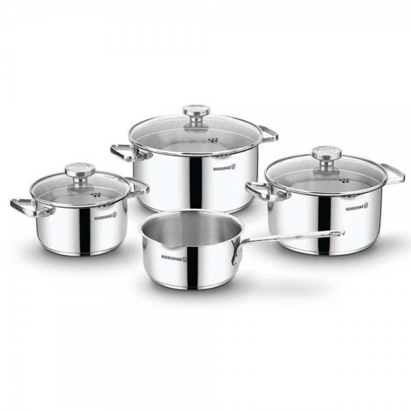 ქვაბების ნაკრები KORKMAZ A1977 AQUA COOKWARE Set 7pcs