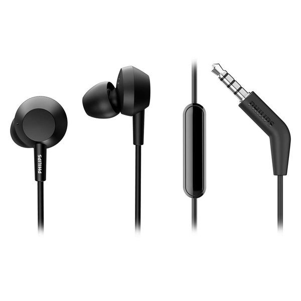 ყურსასმენი Philips TAE4105BK/00 Headphones In-ear Mic Black