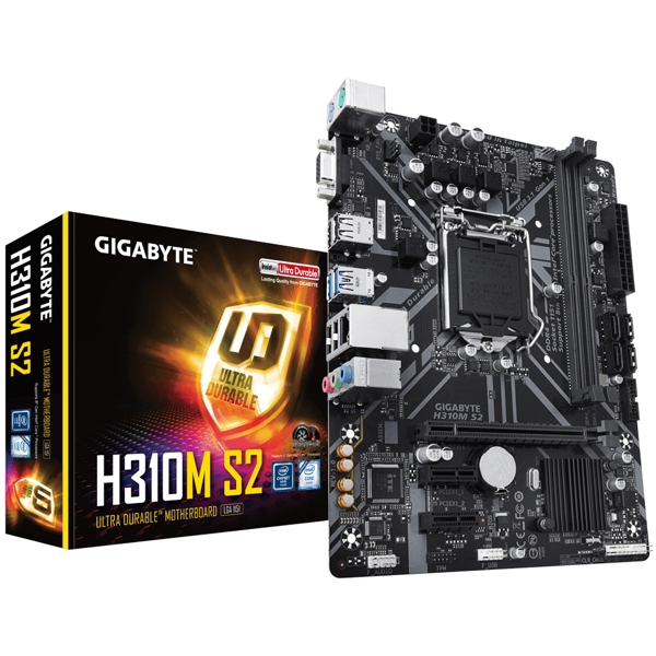 დედა დაფა GIGABYTE H310M_S2 s1151 H310 2xDDR4 VGA mATX