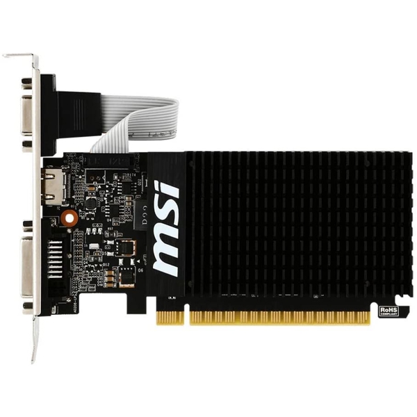 ვიდეო დაფა MSI GeForce GT710 2GB DDR3 64bit low profile silent