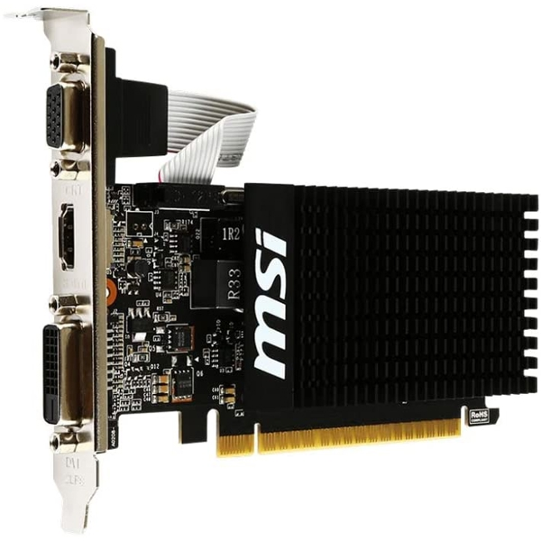 ვიდეო დაფა MSI GeForce GT710 2GB DDR3 64bit low profile silent