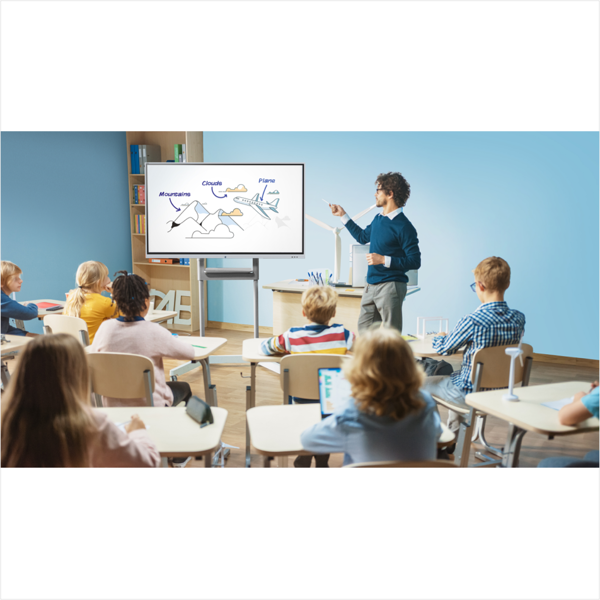 Vivitek NovoTouch EK653i, 65”, 4K UHD, Android v8.0, Smart Board, Grey