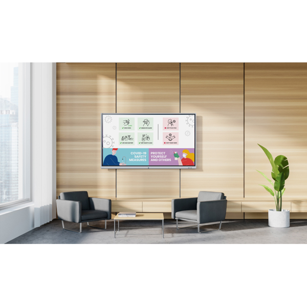 Vivitek NovoTouch EK653i, 65”, 4K UHD, Android v8.0, Smart Board, Grey