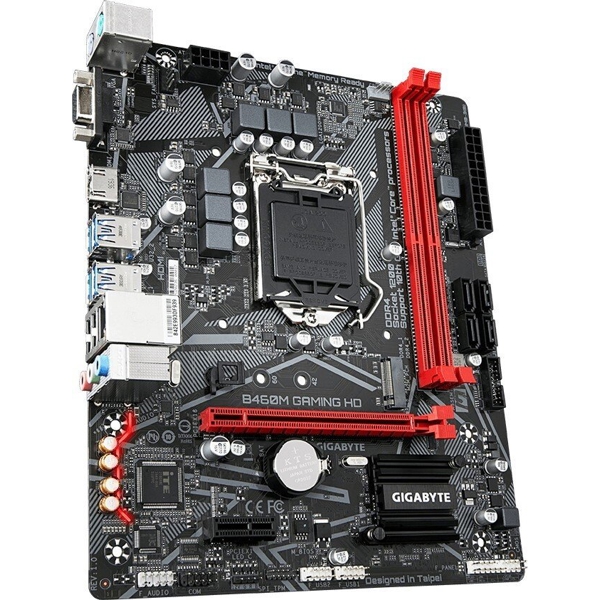 დედა დაფა GIGABYTE Motherboard B460M GAMING HD s1200 B460 2xDDR4 M.2 HDMI-VGA mATX