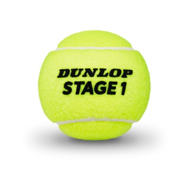 ჩოგბურთის ბურთი 3 ცალი DUNLOP STAGE 1