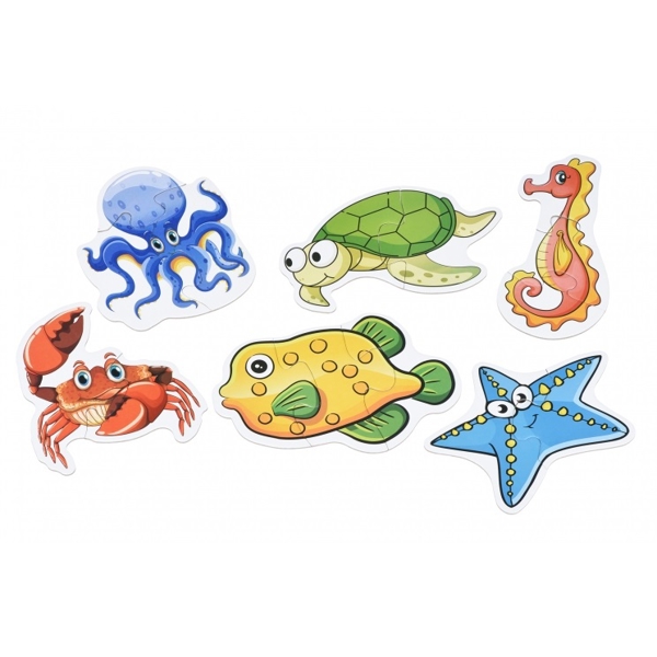 სათამაშო ფაზლი Same Toy Puzzle Ocean inhabitants, 