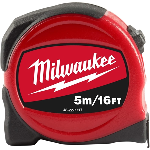 სიგრძის საზომი Milwaukee Slimline Tape Measure 5m/16ft (Width 25mm)