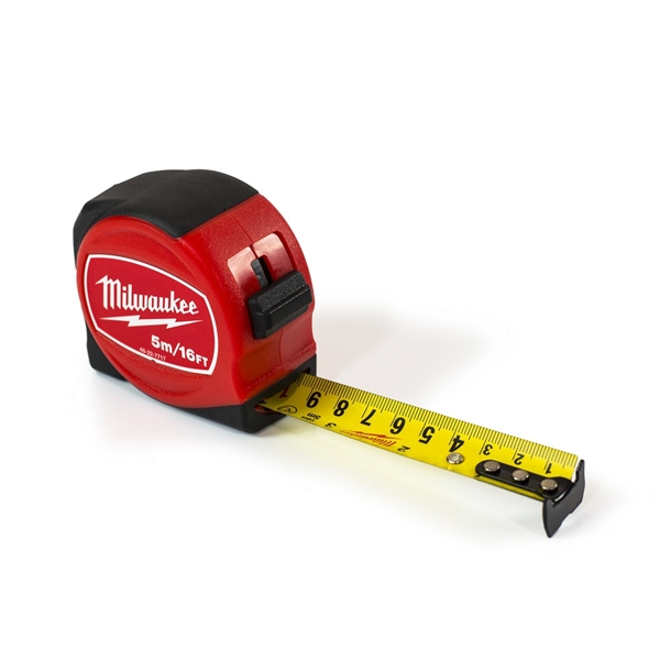 სიგრძის საზომი Milwaukee Slimline Tape Measure 5m/16ft (Width 25mm)