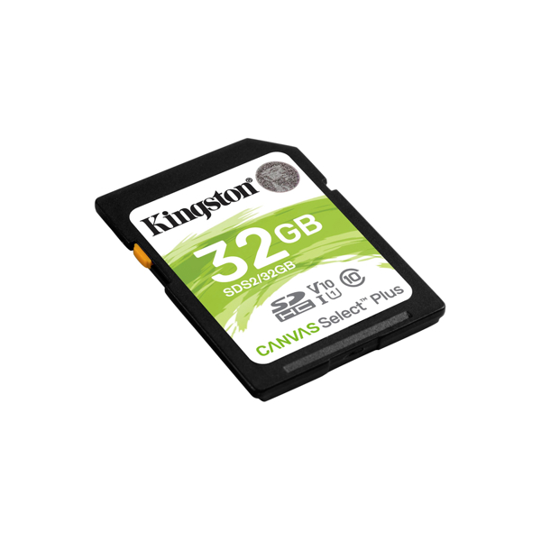 მეხსიერების ბარათი Kingston 32GB SDHC Canvas Select Plus SDS2, 32GB