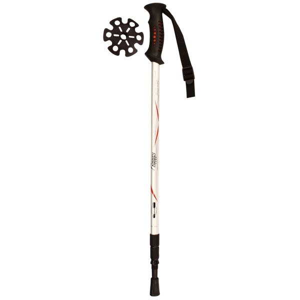 სალაშქრო ჯოხი Walking Sticks Abbey 21SU ZIR Silver/Red/Black