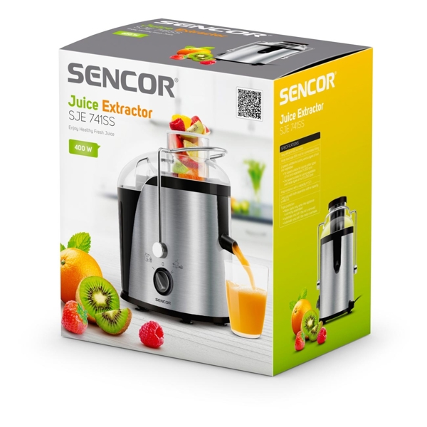 წვენსაწური Sencor SJE 741SS Citrus Juicer 400W Metallic Silver