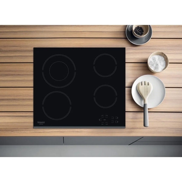 ქურის ზედაპირი Hotpoint-Ariston HR 632 B Hob, 6200 W Electric Black