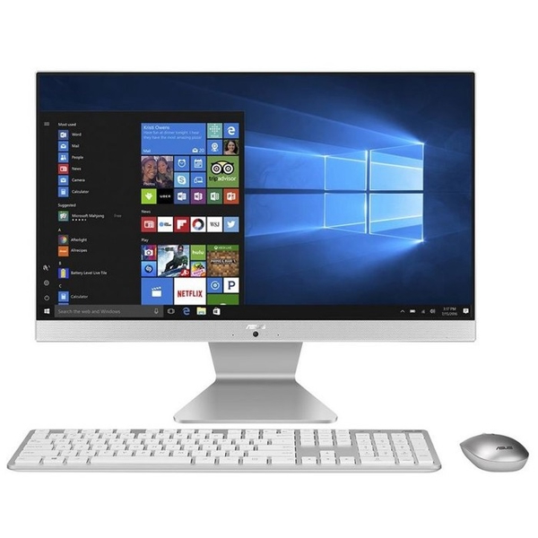 All in One კომპიუტერი Asus M241 23.8" Ryzen 3 3250U 8GB, 1TB HDD 256GB SSD Integrated Graphics White