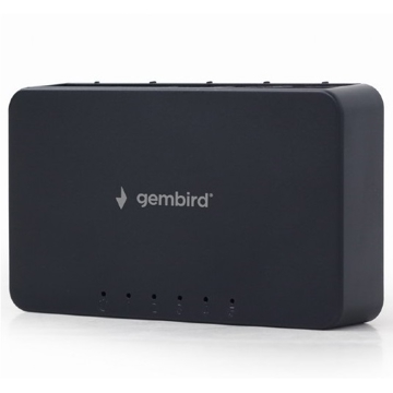 სვიჩი Gembird NP-SW5-02 5-port LAN switch Black